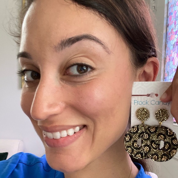 Frock Candy Leopard Earrings - Picture 2 of 3